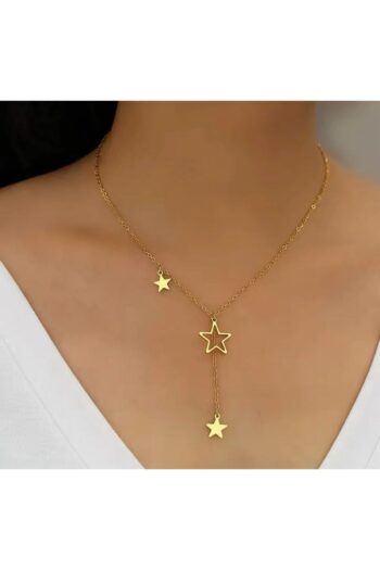 stainles steel Çelik Gold Kolye