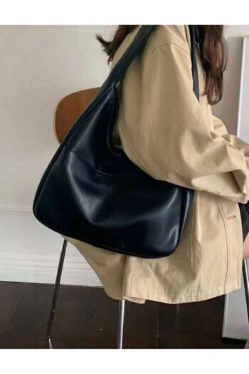 bag&more Kadın Siyah Omuz Çantası Fermuarlı Kaliteli Işçilik Ve Yumuşak Suni Deri Üniversite Çantası
