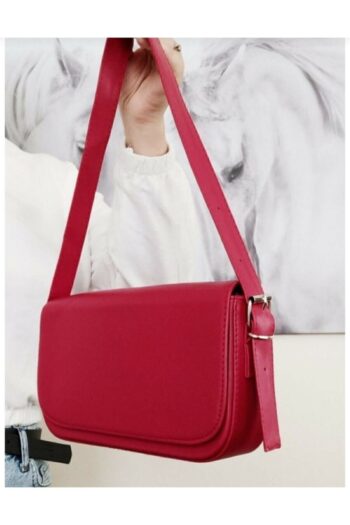 bag&more Kadın Kırmızı Kapaklı Baget Omuz Çantası