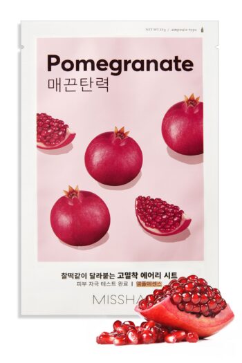 Missha Nar Özlü Yaşlanma Karşıtı Bakım Sunan Yaprak Maske (1ad) Airy Fit Sheet Mask Pomegranate