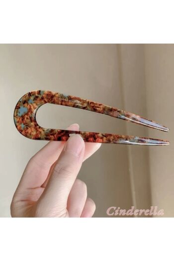 Cinderella France Handmade Topuz Tokası 13cm - Lüks Asetat Saç Topuz Çubuğu - Yeni Sezon Çubuk Toka (Model-2)