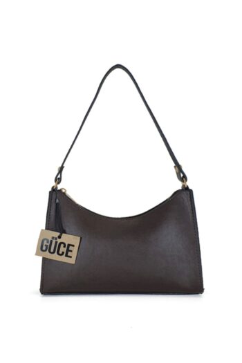 Güce Acı Koyu Kahverengi Baget Baguette El Ve Omuz Çantası Gc009009