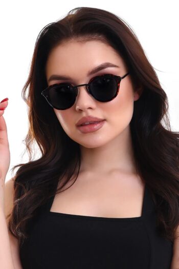 Eyesofia Bumble Leopar Siyah Güneş Gözlüğü