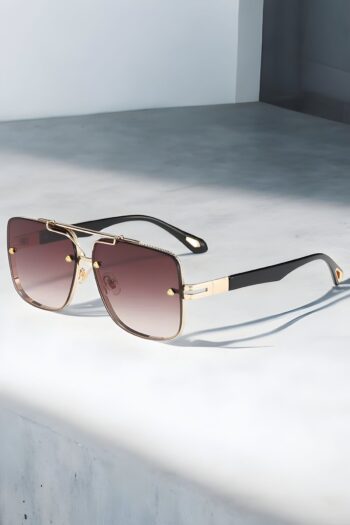 Eyesofia Aybach Lüx Unisex Kahverengi Güneş Gözlüğü