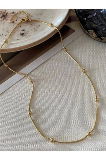 X-Lady Accessories Altın Renk Kararmaz Paslanmaz Çelik Dorika Zincir Çelik Kolye- 3198