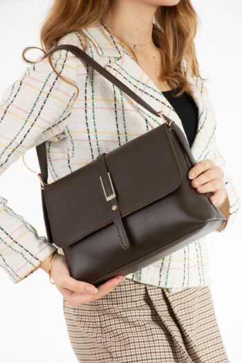 Kaya Bag Kahverengi Kadın Omuz ve Kol çanta 20x31 Ebatında