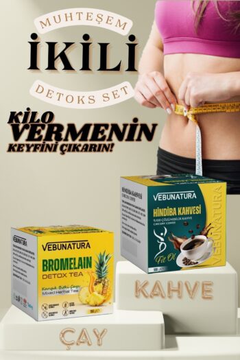 VEBUNATURA Zayıflama, Ya, Bromelain Form Çayı Ve Hindiba Kahvesi ( ,2’li Set )