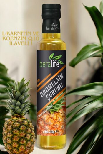 BERALİFE Bromelain Ananas İçeren Detox Şurubu (Koenzim Q10 ve L-Karnitin İlaveli)