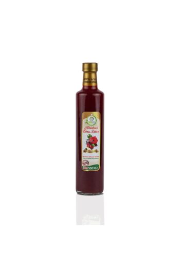 ŞİFA ANA Fermente Hibiskuslu Elma Sirkesi 500 ml ( Geleneksel Doğal Fermantasyon )