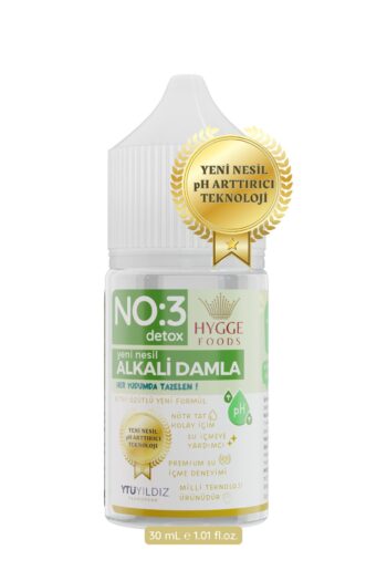 Hyggefoods Yeni Nesil Alkali Damla No:3 Detox Yüksek Antioksidanlı Ph Arttırıcı Su Içmeye Yardımcı