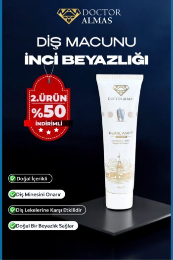 Doctor Almas Diş Macunu - Bitkisel Özlerle Zenginleştirilmiş Doğal Diş Macunu - Lekelere Karşı Güçlü 100g