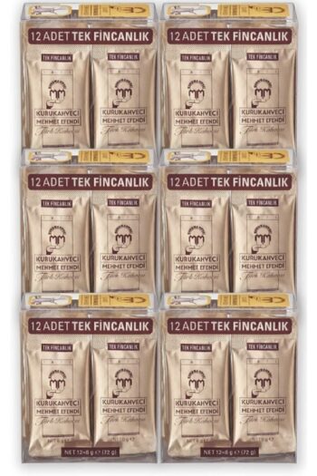 Mehmet Efendi Mehmetefendi Tek Fincan Kahve 6 gram 72 Adet