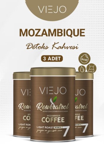 Viejo 3 Adet- Kilo Vermeye ve Ödem Atmaya Yardımcı Resveratrol İçeren Mozambique Kahvesi