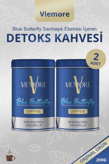Viemore 2 Adet - Blue Butterfly Sarmaşık Ekstresi Içeren Detoks Kahvesi - Mavi Kelebek Kahvesi 200g