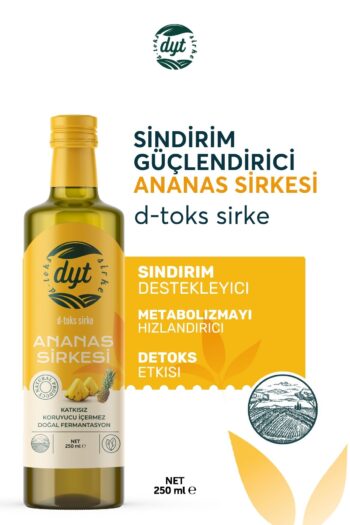 dyt d-toks sirke Detoks Ananas Sirkesi Ödem atmaya yardımcı 250 ml