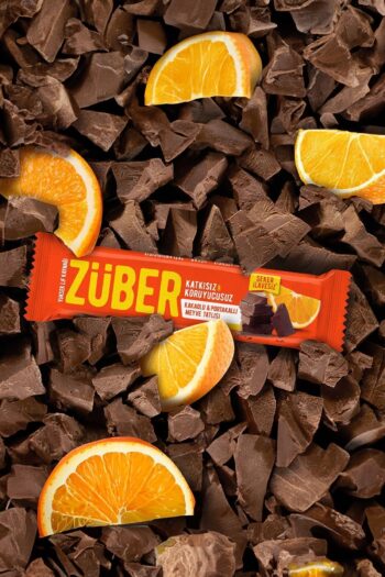 Züber Kakaolu Ve Portakallı Meyve Bar 40 Gr X 12 Adet