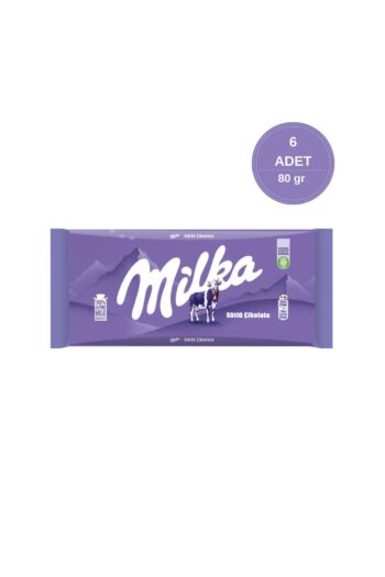 Milka Sütlü Tablet 80gr - 6 Adet