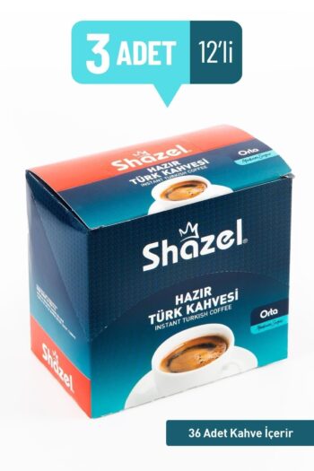Shazel Hazır Türk Kahvesi 7g X 12 Adet X 3 Kutu- Orta