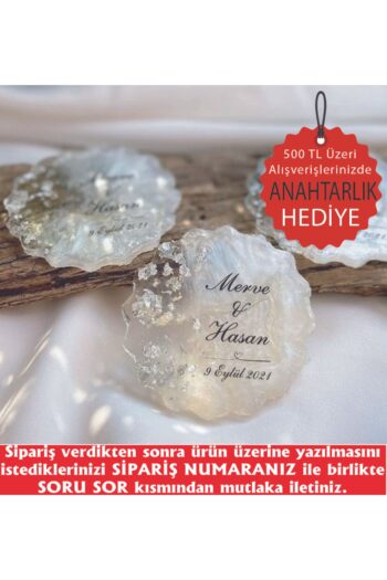 ErenAksesuar Epoksi Magnet 20 Adet Söz Nişan Nikah Düğün Kına Kuran Hatırası Sünnet Mevlüt Organizasyon