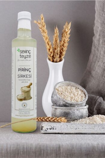 Organik Teyze Sevinç Teyze Doğal Fermantasyon Pirinç Sirkesi, Rice Vinegar 500ml