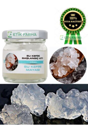 ETİK-FARMA Özel Üretim Organik Su Kefir Mayası [ Canlı Kefir Taneleri ]