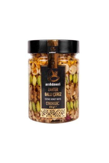Arı Hüneri Ballı Çerez Premium 416 Gram-atıştırmalık (KURUYEMİŞ VE DOĞAL BAL KARIŞIMI, ÇEREZ TATLISI)