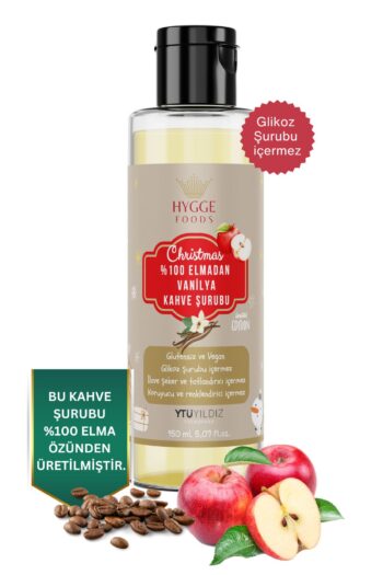 Hyggefoods Hygge Doğal %100 Elmadan Kahve Şurubu Vanilya Yeni Nesil Sağlıklı Tatlandırma - 150 ml