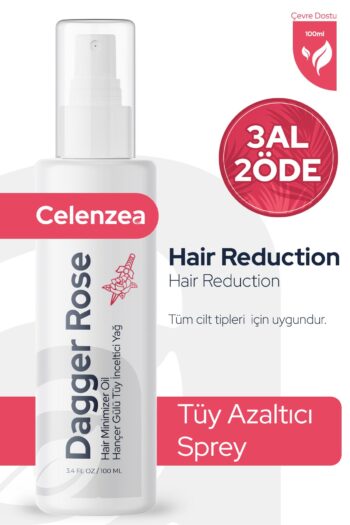 Celenzea Hançer Gülü Yağı Tüy Azaltıcı Tüy Dökücü Epilasyon Sprey Dagger Rose Oil 100ml