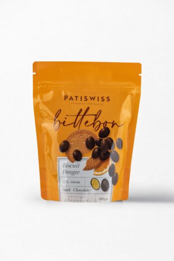 Patiswiss Bittebon Portakal Aromalı Bitter Çikolatalı Bisküvi Draje 120g