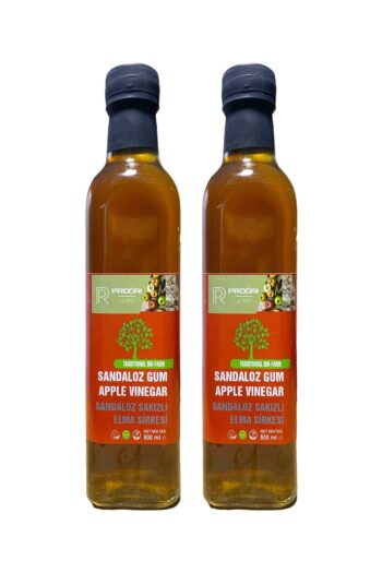Proori Sandaloz Sakızlı Yeşil Elma Sirkesi Hızlı Toksin,ödem Attırıcı Içilebilir Doğal Detox Sirke 500 ml