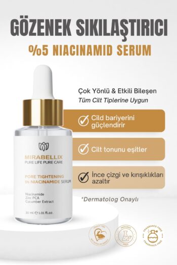Mirabellix Gözenek Sıkılaştırıcı %5 Niasinamid Serum