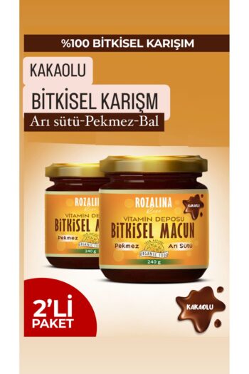 Rozalina Rise Besin Desteyleyici Kakaolu Pekmez Arı Sütü Bal Ve Vitamin 2’li Set Bitkisel Macun