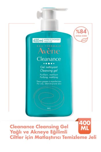Avene Cleanance Yağlı Ve Akneye Eğilimli Ciltler İçin Matlaştırıcı Temizleme Jeli 400 ml
