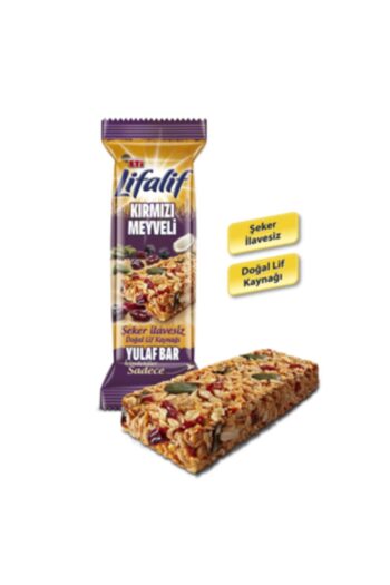 Eti ( ETİ PETİTO HEDİYE ) Eti Lifalif Kırmızı Meyveli Yulaf Bar 35 Gr ( 2 ADET )