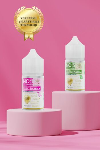 Hyggefoods Yeni Nesil Alkali Damla Saç Ve Cilt Doğal Işıltı 2li Seti - Su Içmeye Yardımcı Nötr Tat Koruyucusuz