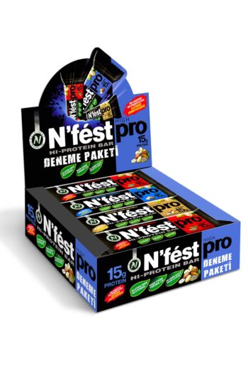 Nfest Yüksek Protein Bar Deneme Paketi 50g X 12 Adet