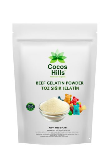 Cocos Hills Beef Gelatin Powder Toz Sığır Jelatini 220 Bloom 100 gram