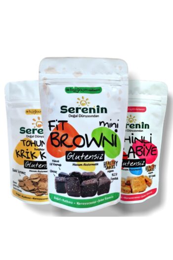 Serenin Doğal Dünyası Atıştırmalık Tanışma Paketi 3 Adet Glutensiz Sağlıklı Atıştırmalık Vegan Doğal