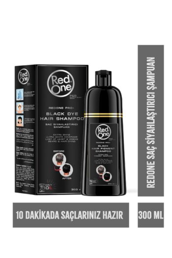 Red One Redone Siyahlaştırıcı Saç Şampuanı – Doğal Ve Parlak Siyah Görünüm (300 ML)