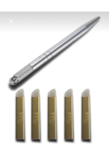 Lush Studio Microblading Aleti Tutacak Ve 5 Adet Iğne Kalıcı Makyaj Kalemi