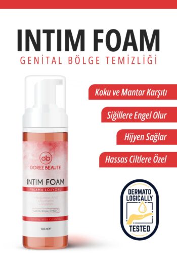 DOREE BEAUTE Genital Bölge Koku Mantar Beyazlatma Etkili Çilek Kokulu Intim Köpügü