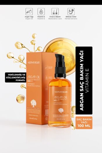 Native Base Argan Yağı Kuru ve Kırılgan Saçlar İçin Yoğun Nemlendirici ve Besleyici Özellikli 100 Ml