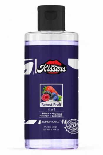 Kissers Su Bazlı Orman Meyve Aromalı(Değişken) Tatlandırılmış Cilt Dostu Kayganlaştırıcı Masaj Jeli 100 Ml