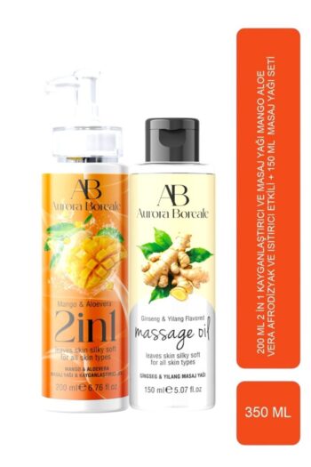 Aurora Boreale 2in1 Kayganlaştırıcı Mango ve Gingseng Aromalı Masaj jeli 350 ML seti