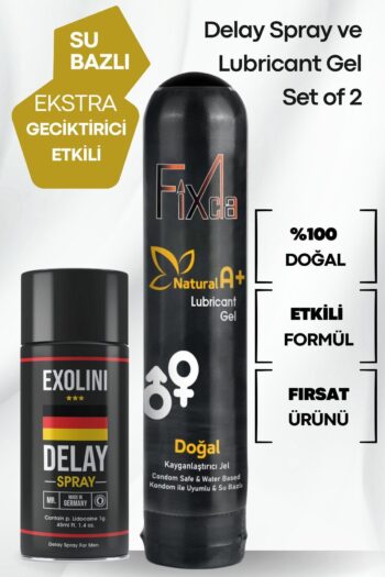 EXOLİNİ Almanya 45 ml Gecktrici Sprey ve 125 ml A+ Kayganlaştırıcı Jel İkili Set!