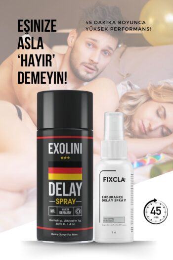 EXOLİNİ Exolini Almanya 45ml Gecikme Spreyi Ve Fixcla Platinyum 16ml Gecikme Sprey Seti