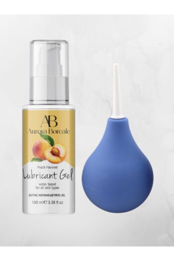 AŞKIN DEPOSU Aurora Boreale Şeftali Aromalı Kayganlaştırıcı Jel 100ml + Anal Temizlik Pompası