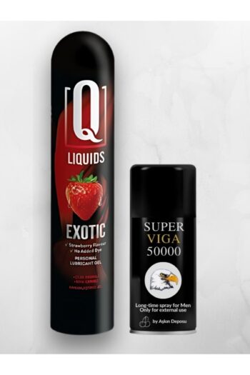 AŞKIN DEPOSU AŞKINDEPOSU Q Liquids Çilek Aromalı 125 ml Kayganlaştırıcı Jel Dela-y 50BİN 2 li Set