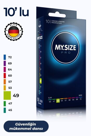 Mysize PRO Prezervatif - Alman Kalitesi - Ultra Ince - 10'lu - 49 Beden
