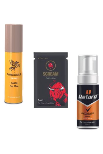 Porcodile Sprey - Scream Tekli Jel Ve Retard Krem
